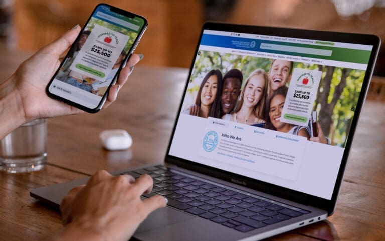 OK Higher Ed Website Mockup