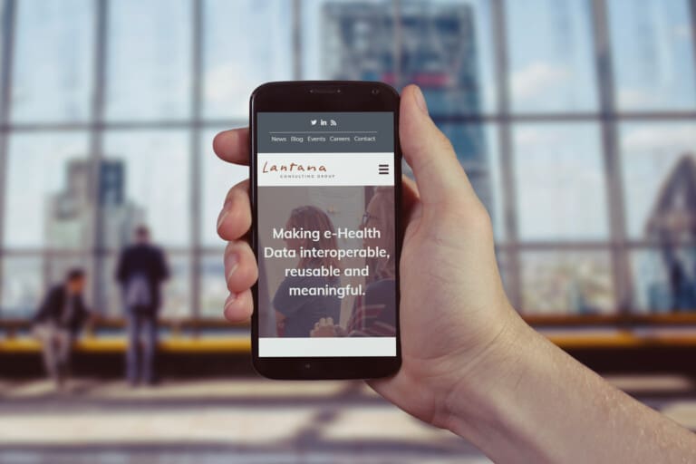 Lantana Group Website Mockup